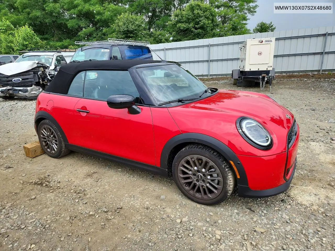 2025 Mini Cooper VIN: WMW13GX07S2X48680 Lot: 60614436
