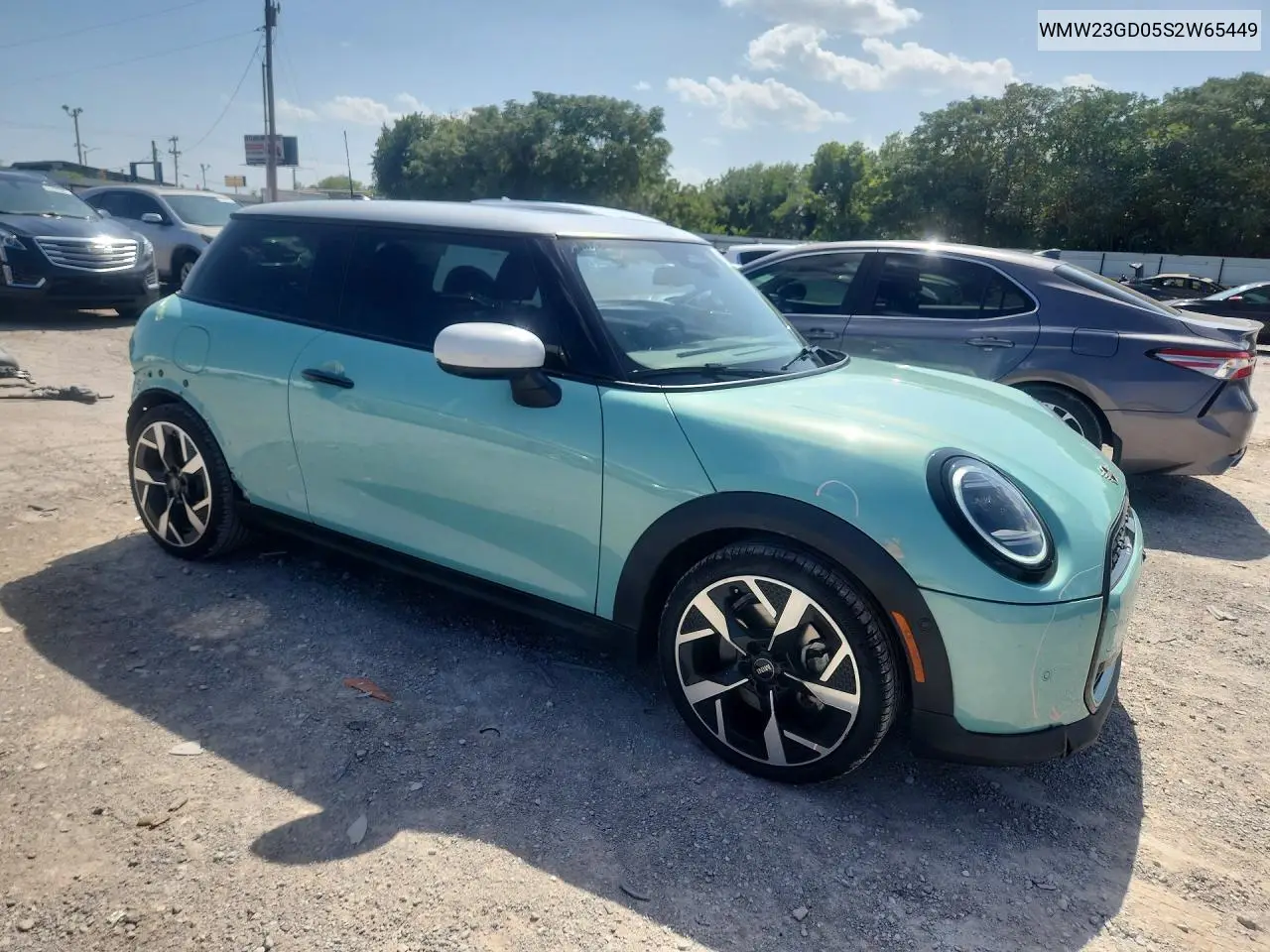 2025 Mini Cooper S VIN: WMW23GD05S2W65449 Lot: 60837846