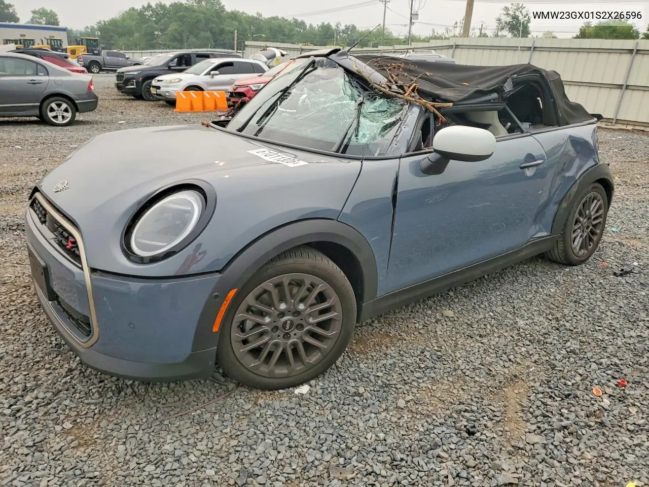 2025 Mini Cooper S VIN: WMW23GX01S2X26596 Lot: 61011326