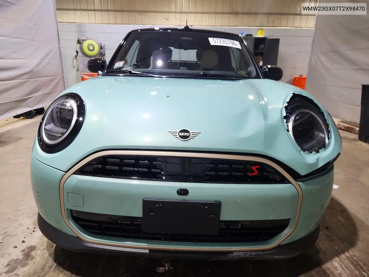 2026 Mini Cooper S VIN: WMW23GX07T2X98470 Lot: 57235796