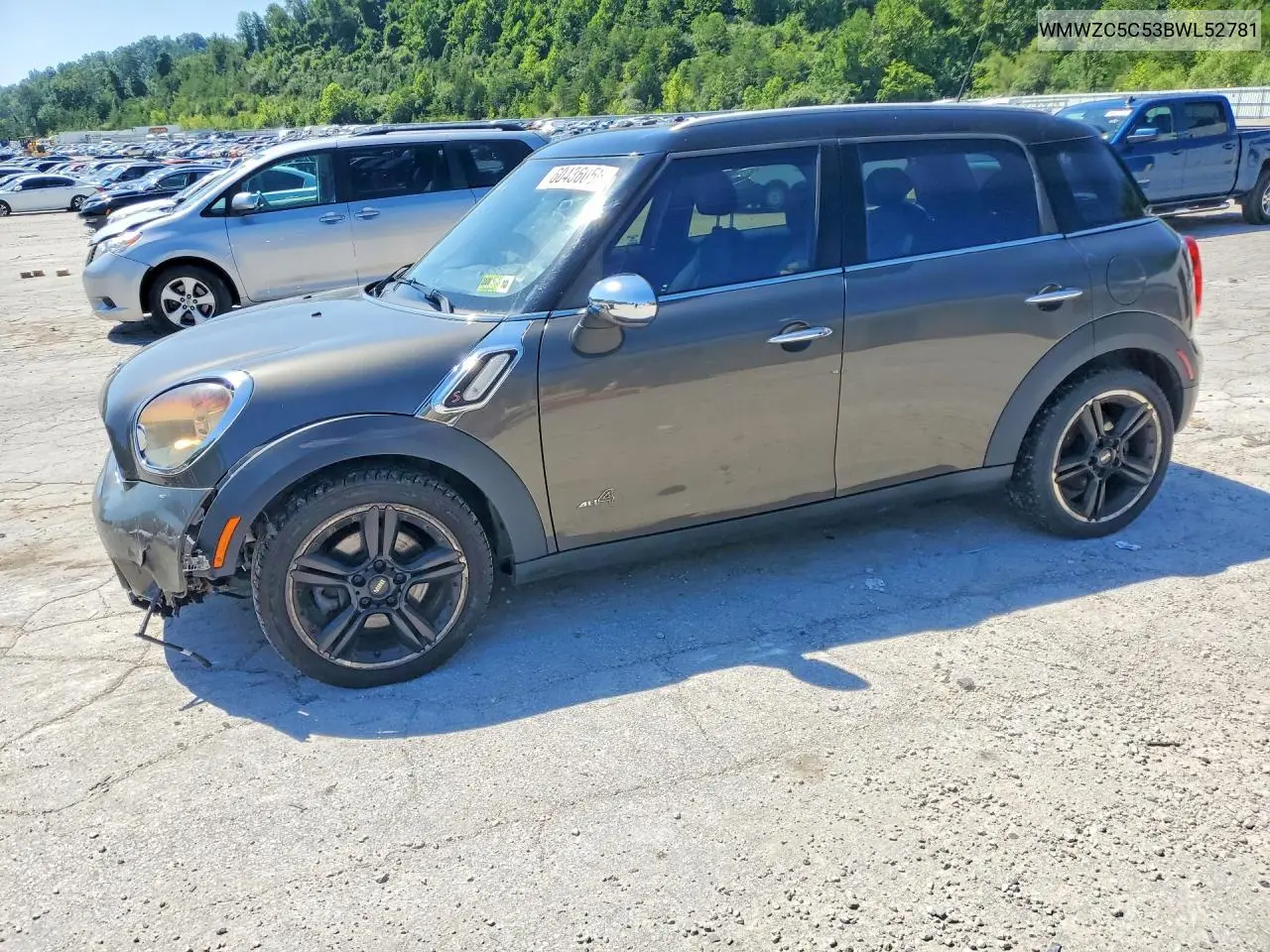 2011 Mini Countryman Jcw All4 VIN: WMWZC5C53BWL52781 Lot: 60436056
