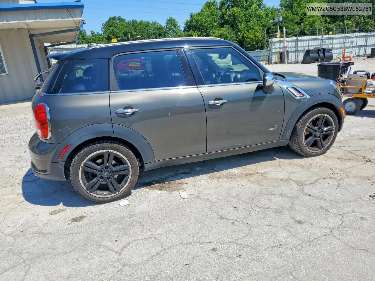 2011 Mini Countryman Jcw All4 VIN: WMWZC5C53BWL52781 Lot: 60436056