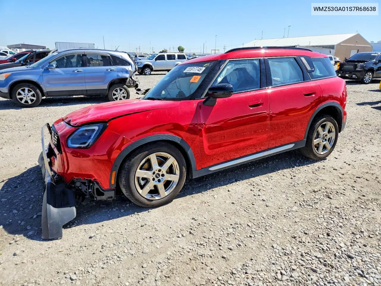 2025 Mini Countryman Se All4 VIN: WMZ53GA01S7R68638 Lot: 55917746