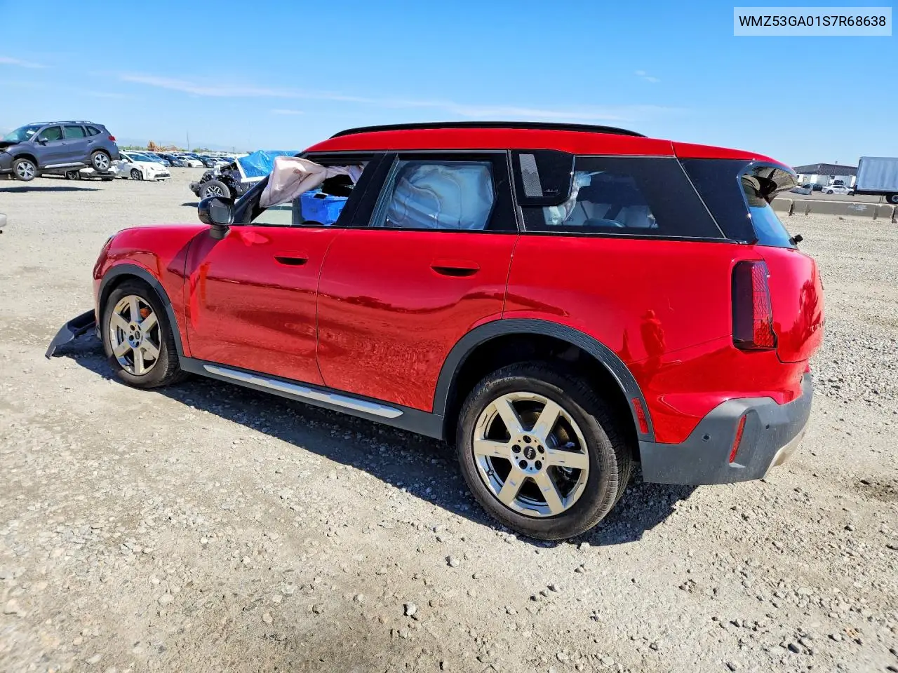 2025 Mini Countryman Se All4 VIN: WMZ53GA01S7R68638 Lot: 55917746
