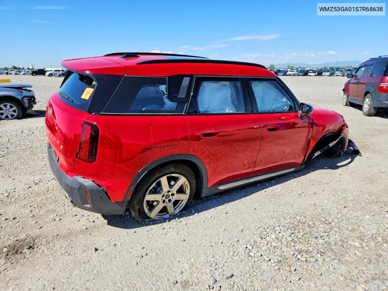 2025 Mini Countryman Se All4 VIN: WMZ53GA01S7R68638 Lot: 55917746