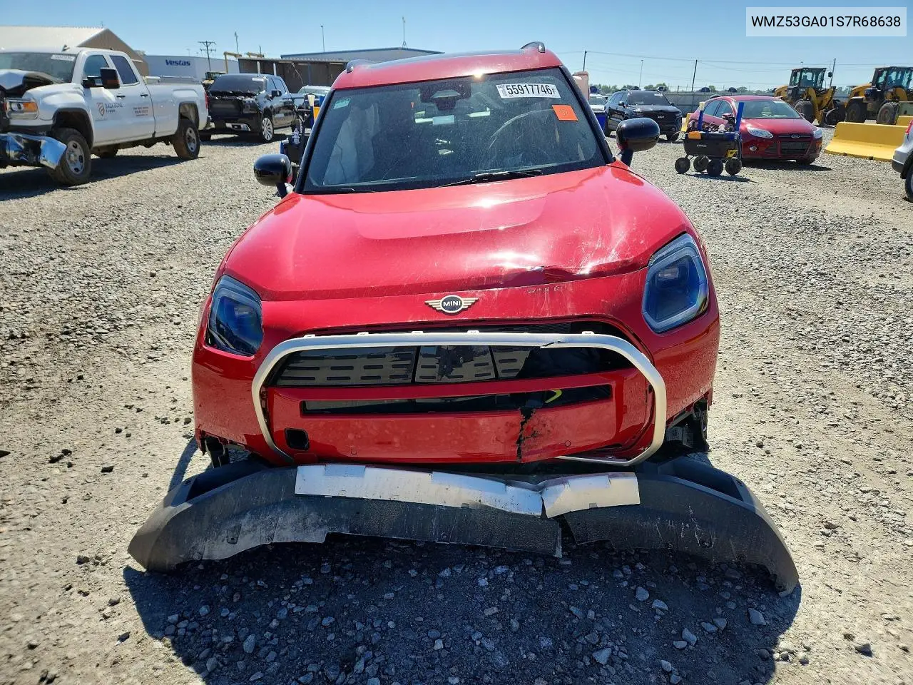 2025 Mini Countryman Se All4 VIN: WMZ53GA01S7R68638 Lot: 55917746