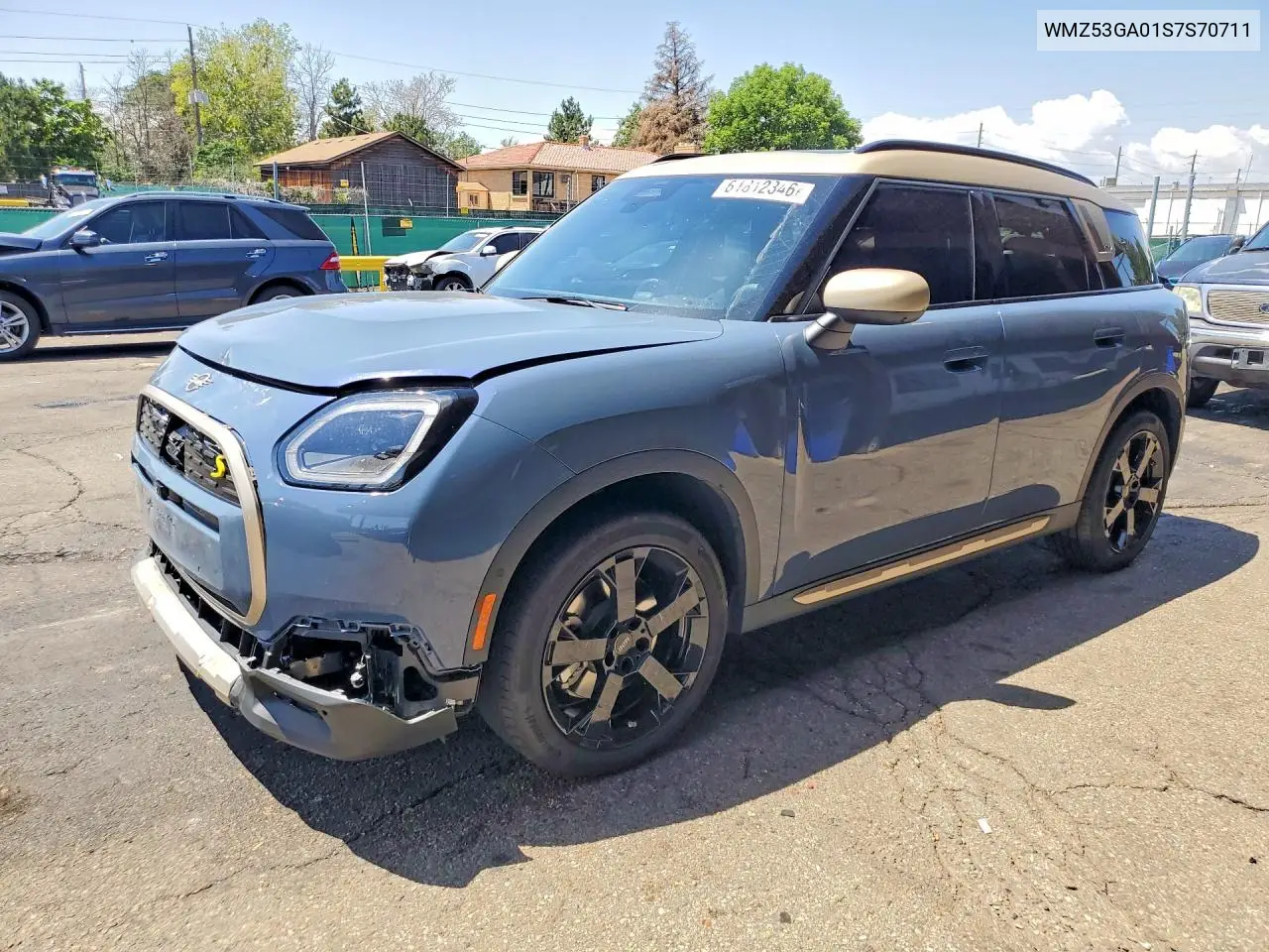 2025 Mini Countryman Se All4 VIN: WMZ53GA01S7S70711 Lot: 61812346