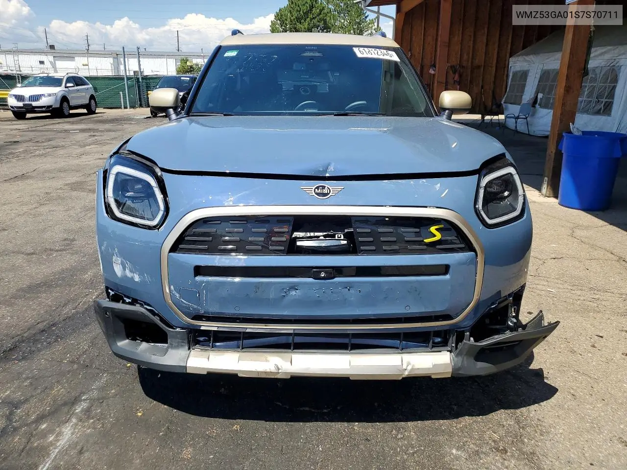 2025 Mini Countryman Se All4 VIN: WMZ53GA01S7S70711 Lot: 61812346