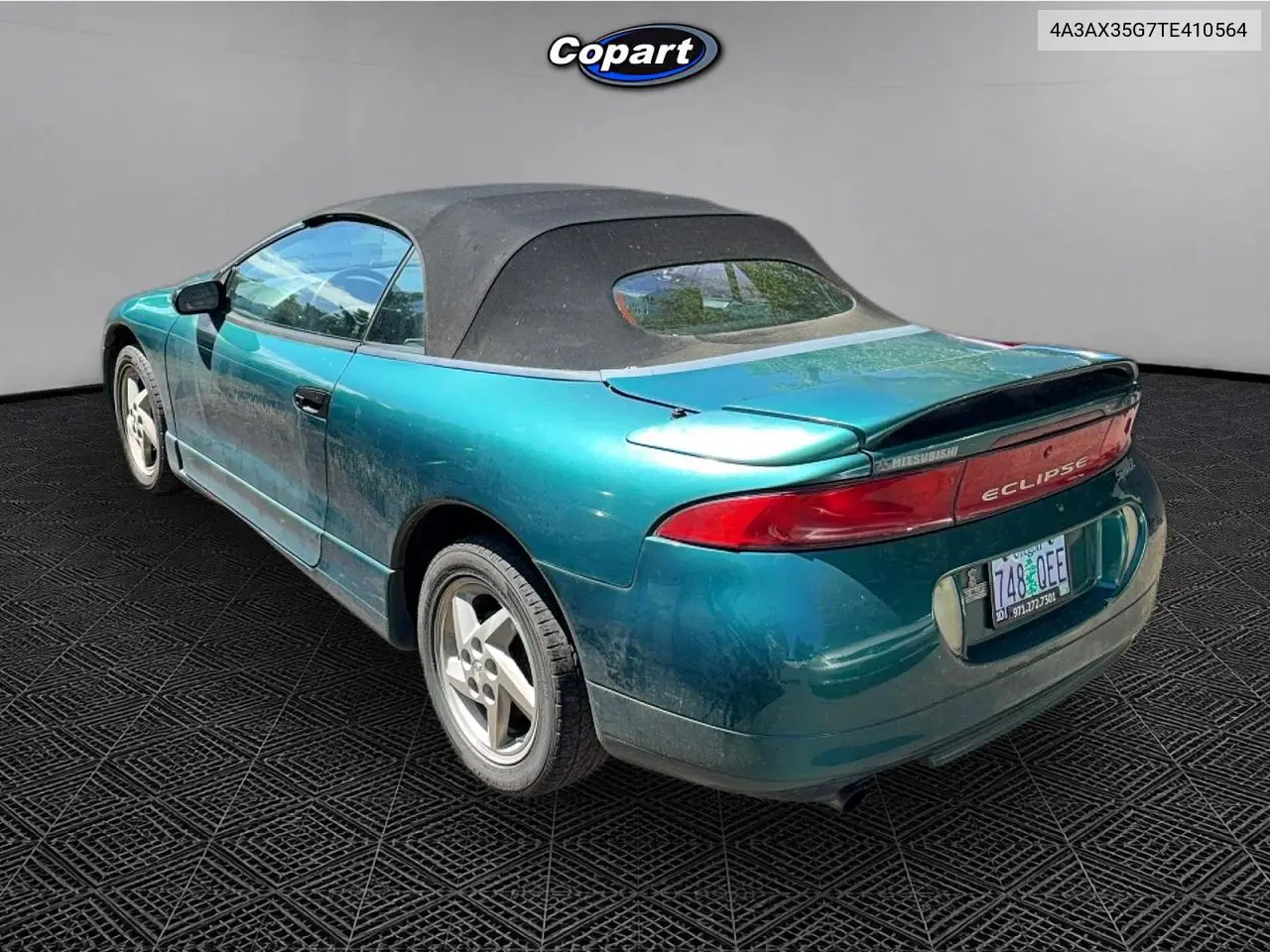 1996 Mitsubishi Eclipse Spyder Gs VIN: 4A3AX35G7TE410564 Lot: 55410386