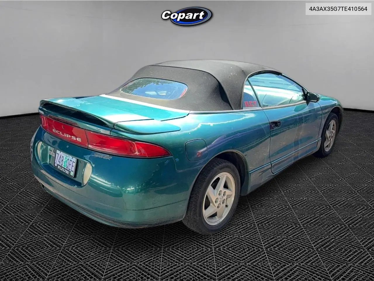 1996 Mitsubishi Eclipse Spyder Gs VIN: 4A3AX35G7TE410564 Lot: 55410386