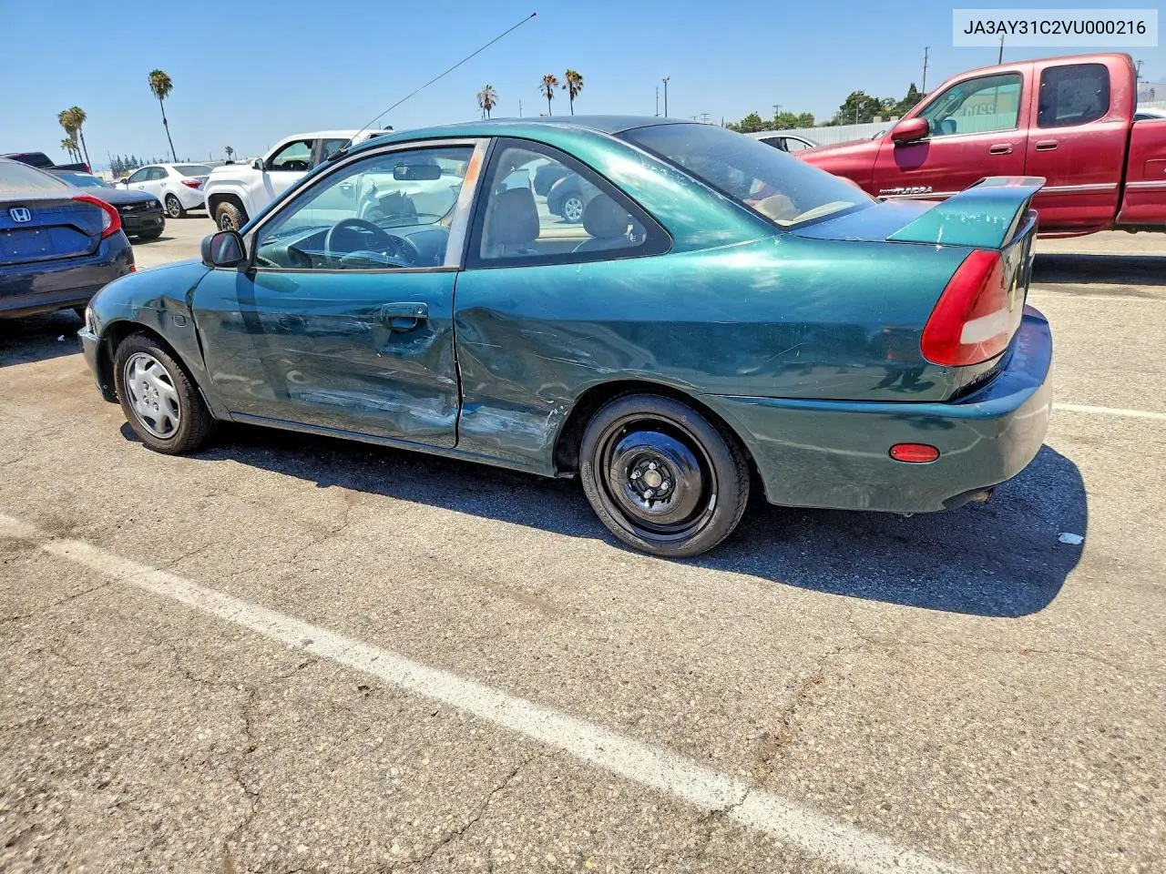 1997 Mitsubishi Mirage Ls VIN: JA3AY31C2VU000216 Lot: 58413136