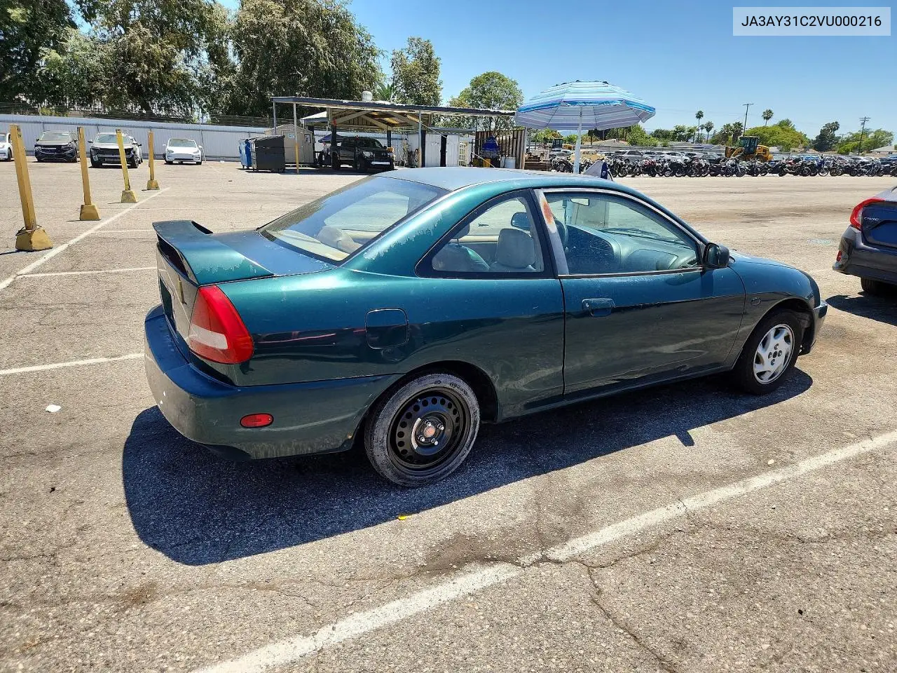 1997 Mitsubishi Mirage Ls VIN: JA3AY31C2VU000216 Lot: 58413136