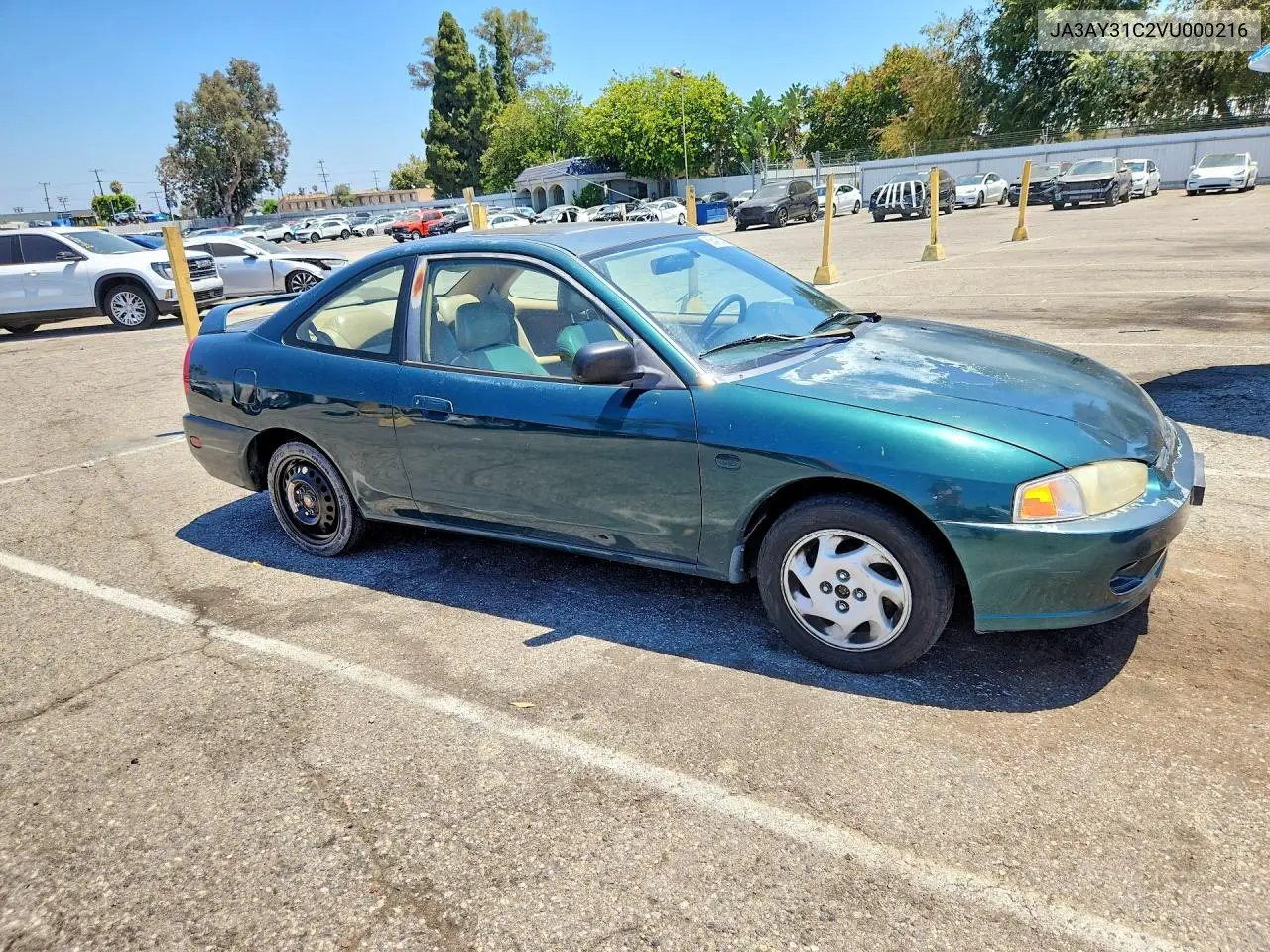 1997 Mitsubishi Mirage Ls VIN: JA3AY31C2VU000216 Lot: 58413136
