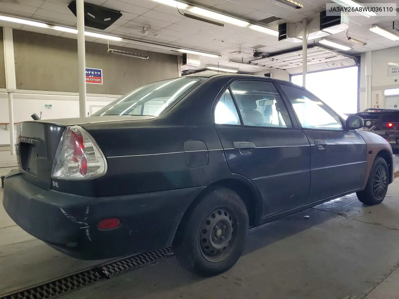 1998 Mitsubishi Mirage De VIN: JA3AY26A8WU036110 Lot: 56123516