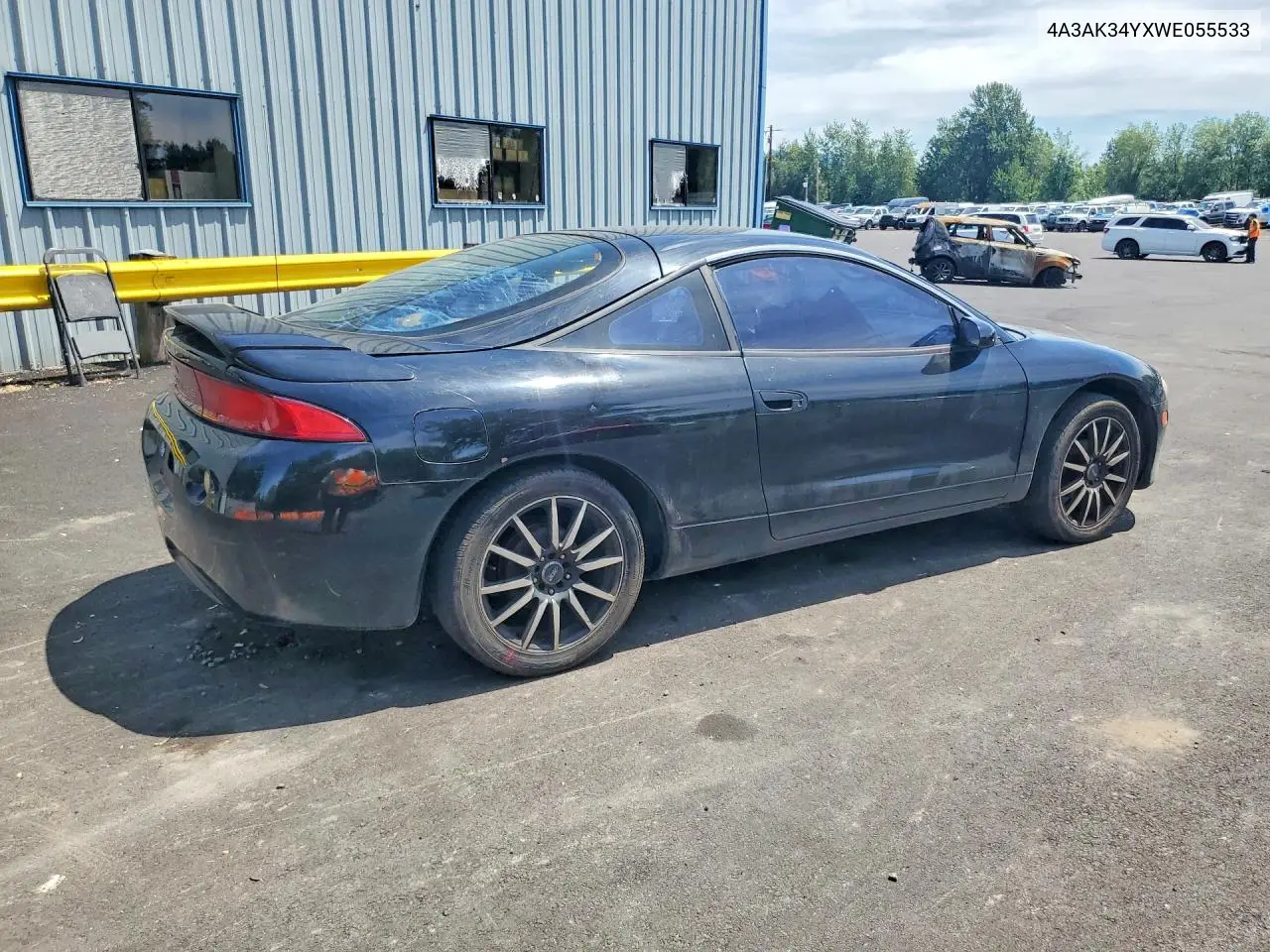 1998 Mitsubishi Eclipse VIN: 4A3AK34YXWE055533 Lot: 57698036