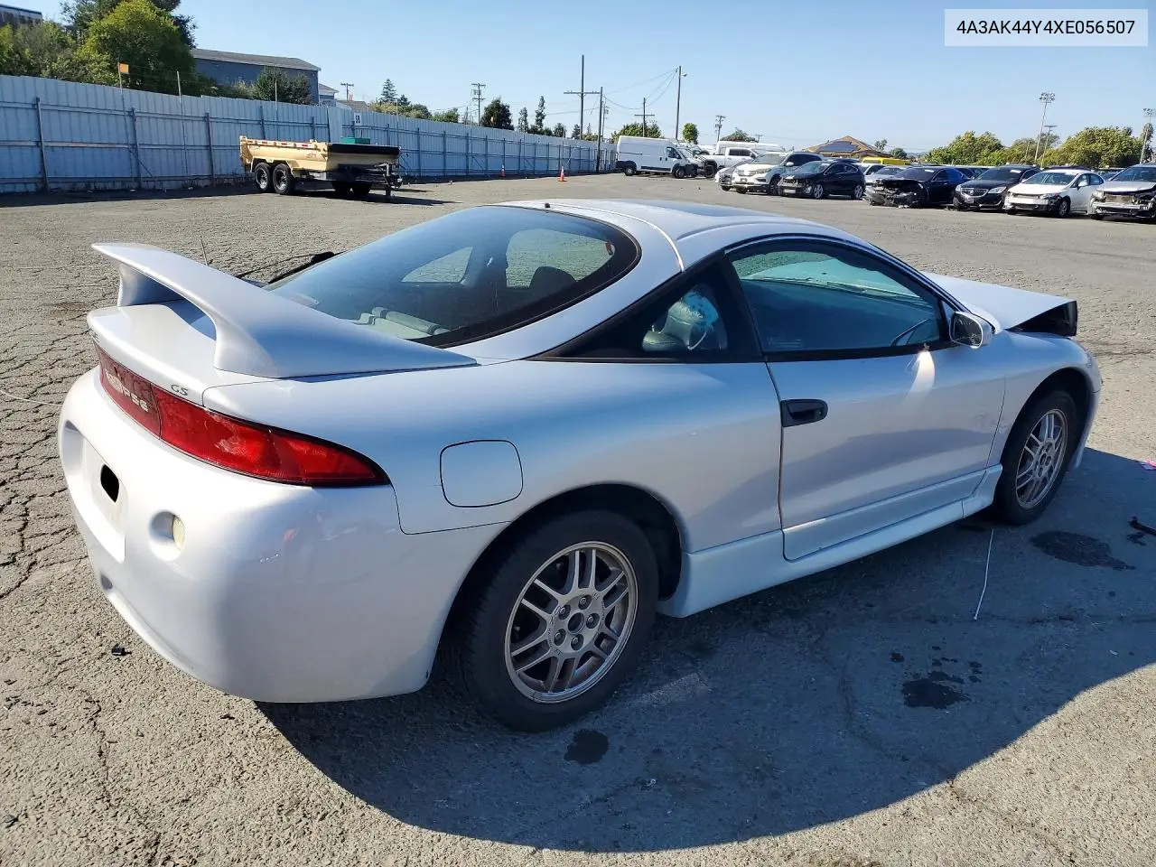 1999 Mitsubishi Eclipse Gs VIN: 4A3AK44Y4XE056507 Lot: 57746806