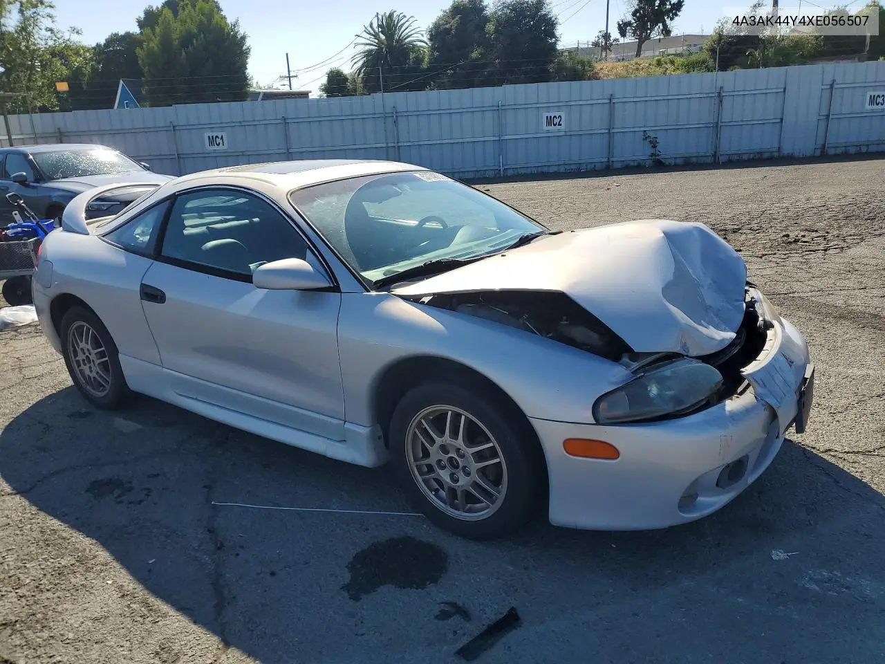 1999 Mitsubishi Eclipse Gs VIN: 4A3AK44Y4XE056507 Lot: 57746806