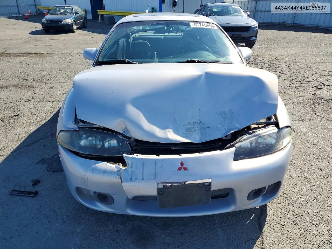 1999 Mitsubishi Eclipse Gs VIN: 4A3AK44Y4XE056507 Lot: 57746806