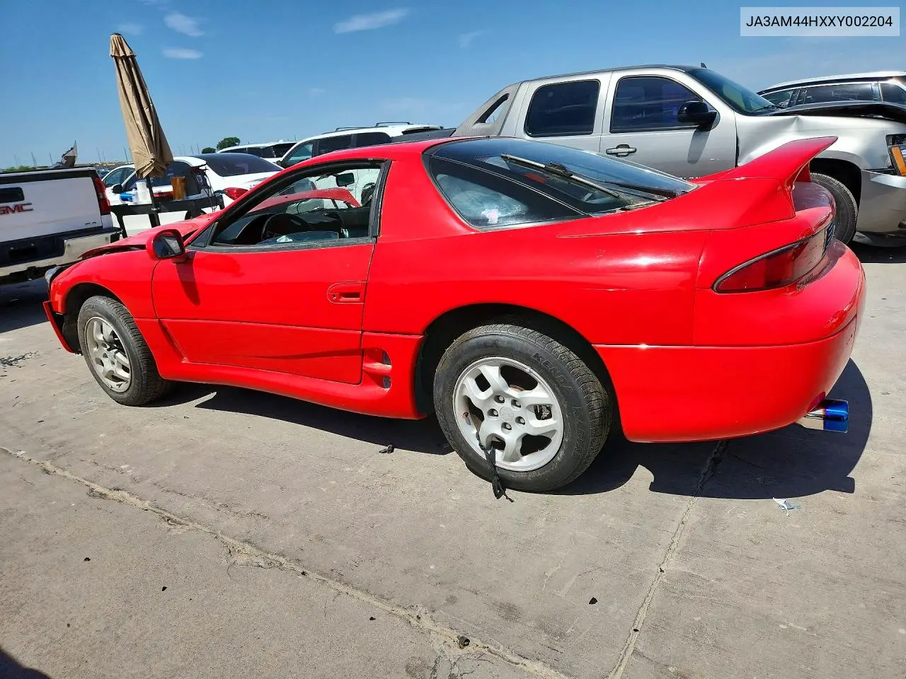 1999 Mitsubishi 3000 Gt VIN: JA3AM44HXXY002204 Lot: 58572466