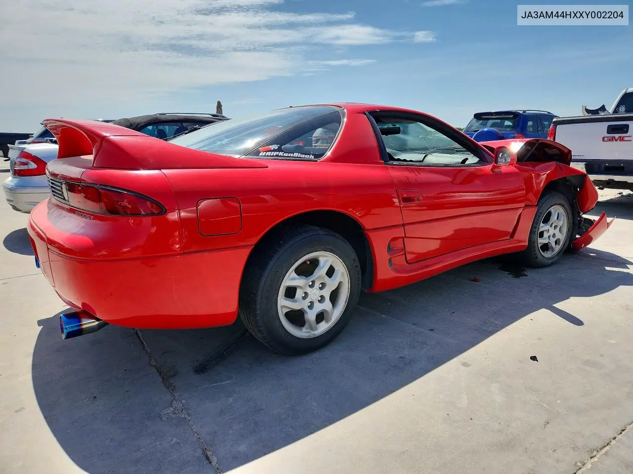 1999 Mitsubishi 3000 Gt VIN: JA3AM44HXXY002204 Lot: 58572466