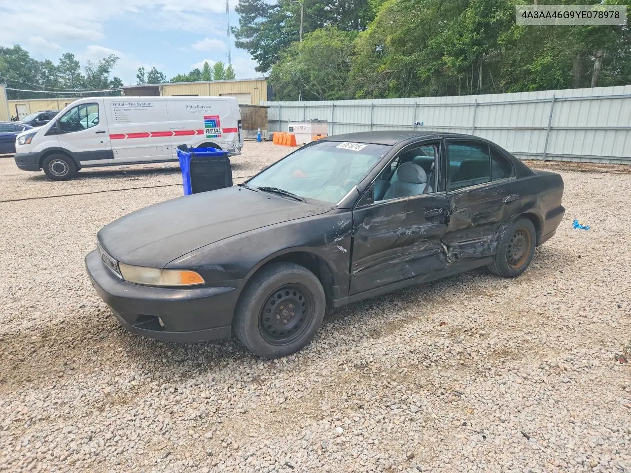 2000 Mitsubishi Galant Es VIN: 4A3AA46G9YE078978 Lot: 59616216