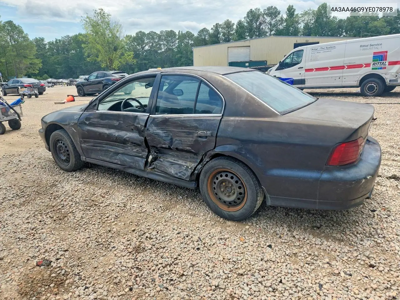 2000 Mitsubishi Galant Es VIN: 4A3AA46G9YE078978 Lot: 59616216