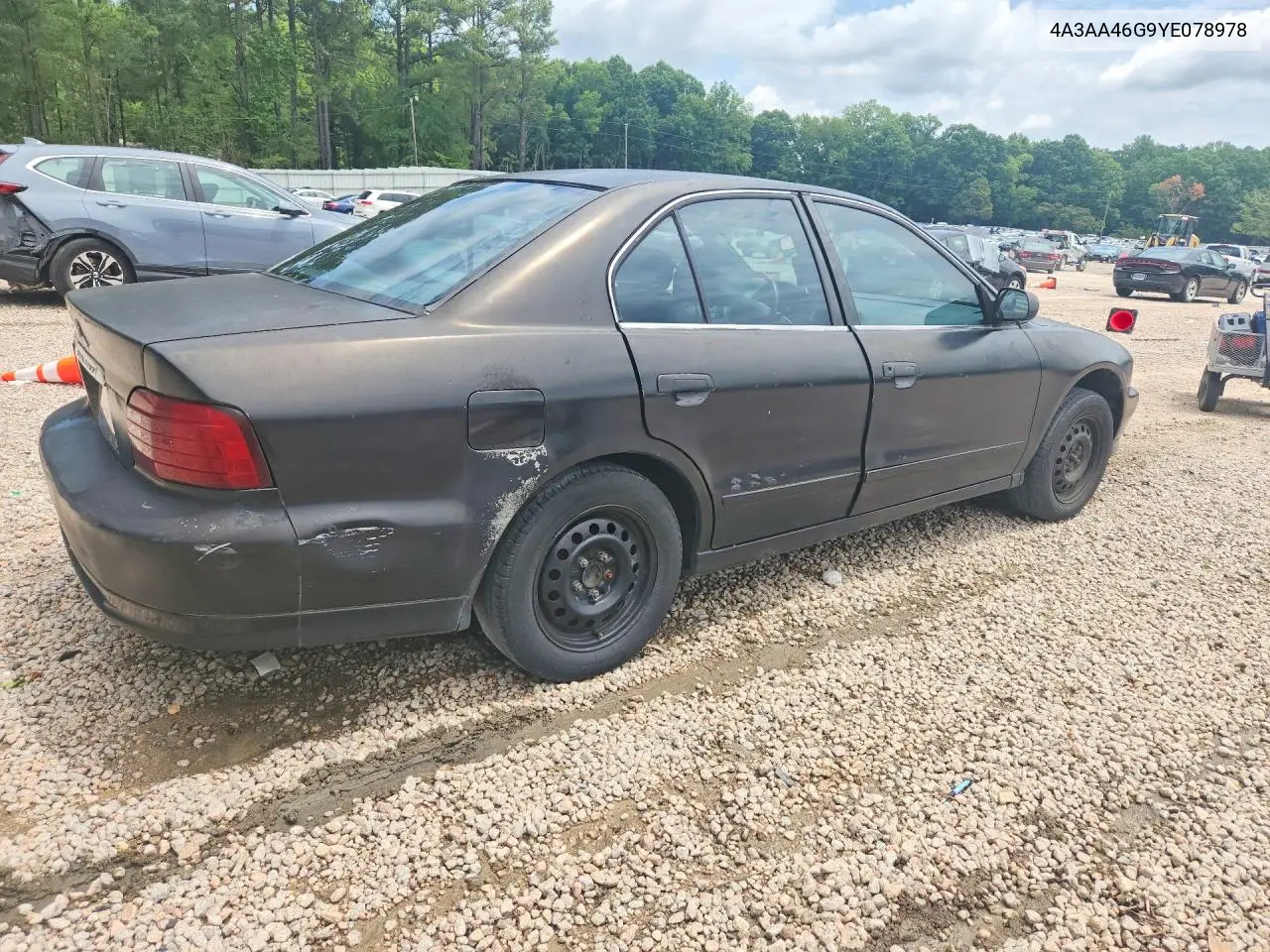 2000 Mitsubishi Galant Es VIN: 4A3AA46G9YE078978 Lot: 59616216
