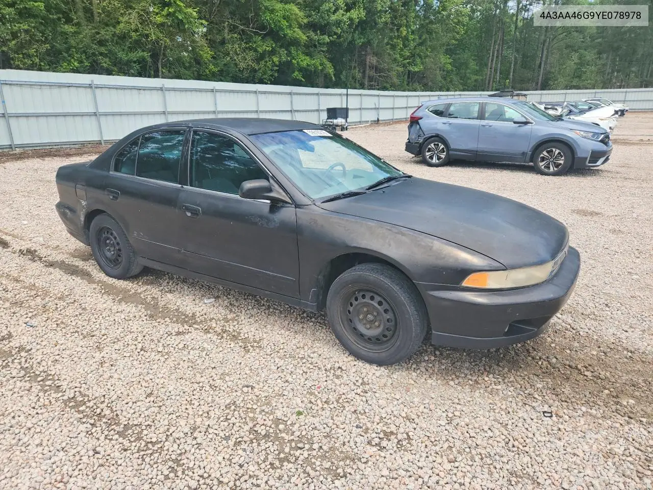 2000 Mitsubishi Galant Es VIN: 4A3AA46G9YE078978 Lot: 59616216