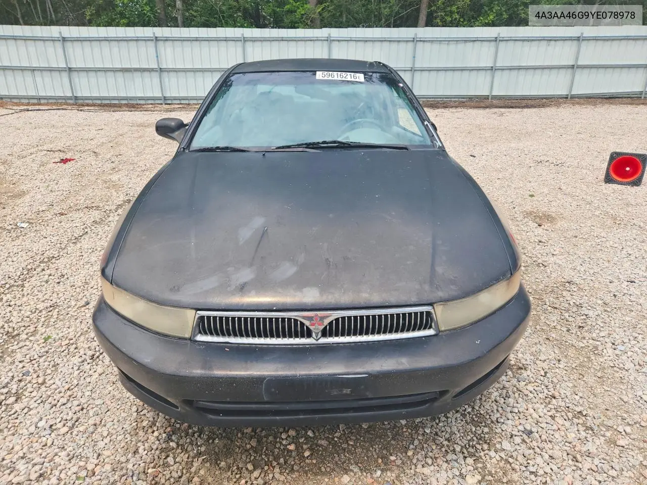 2000 Mitsubishi Galant Es VIN: 4A3AA46G9YE078978 Lot: 59616216