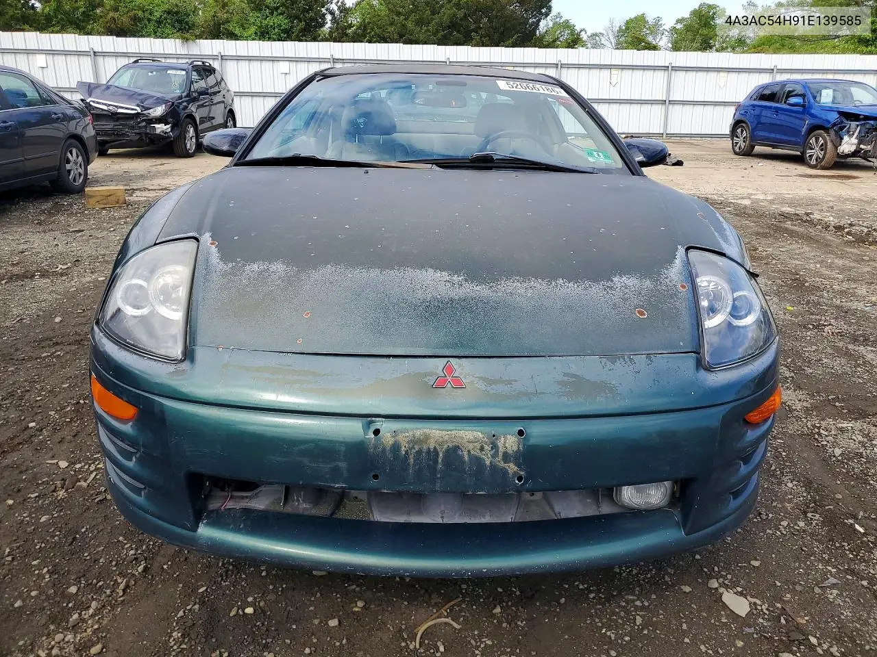 2001 Mitsubishi Eclipse Gt VIN: 4A3AC54H91E139585 Lot: 52666186