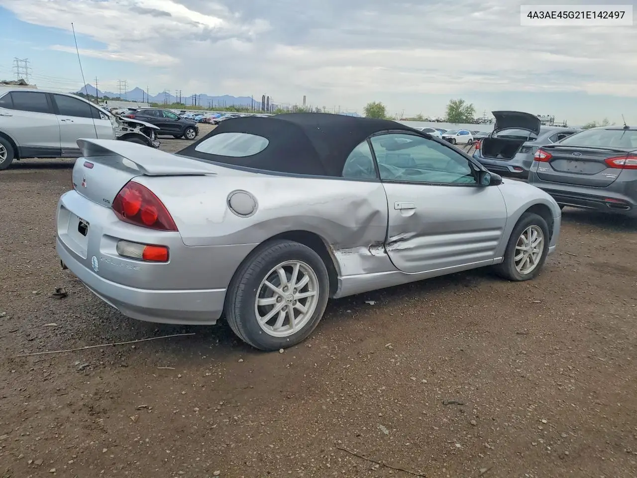 2001 Mitsubishi Eclipse Spyder Gs VIN: 4A3AE45G21E142497 Lot: 57437736