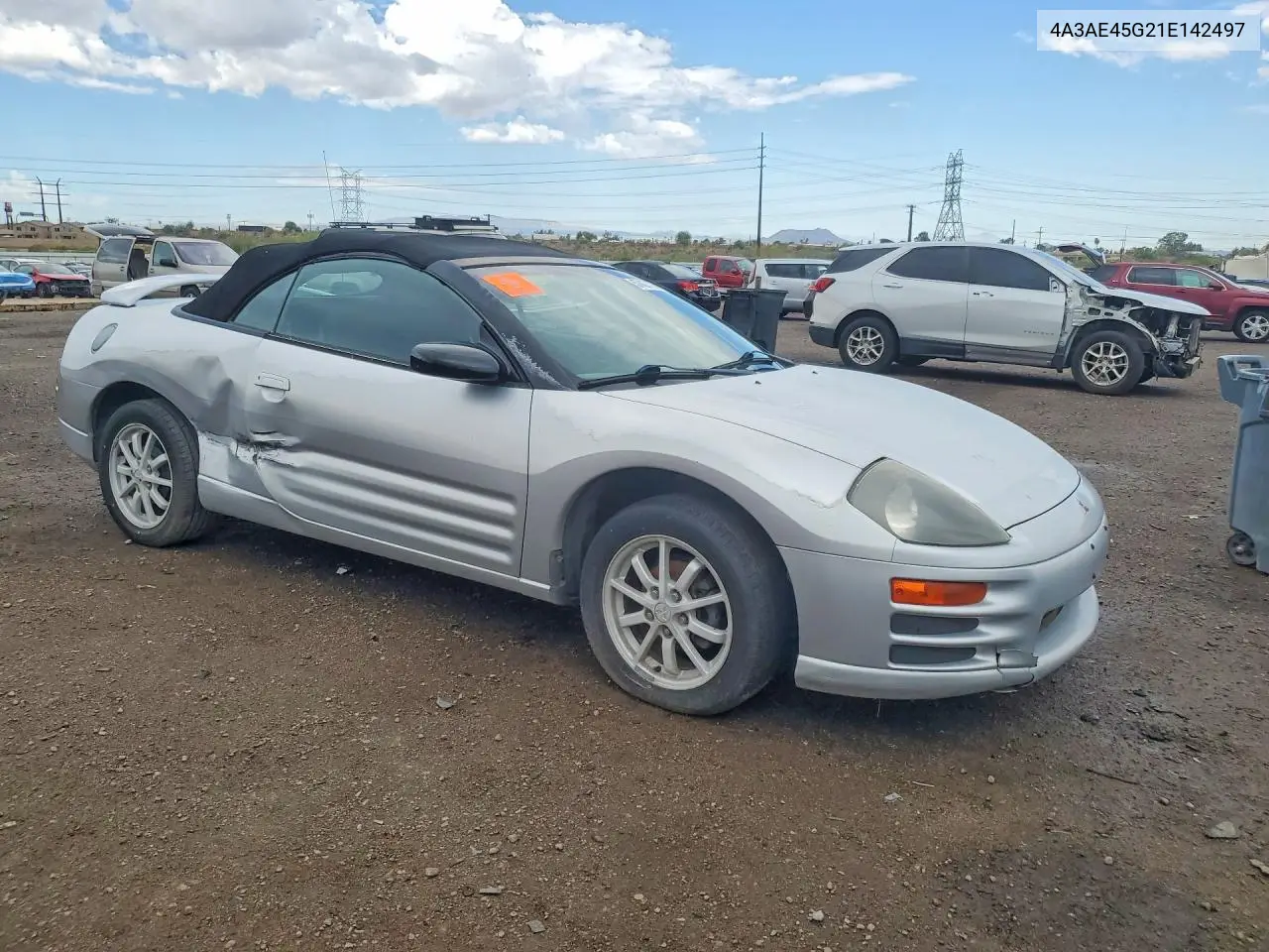 2001 Mitsubishi Eclipse Spyder Gs VIN: 4A3AE45G21E142497 Lot: 57437736