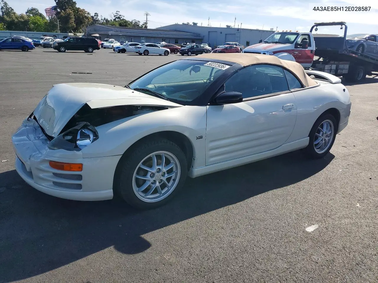 2002 Mitsubishi Eclipse Spyder Gt VIN: 4A3AE85H12E028587 Lot: 50222936