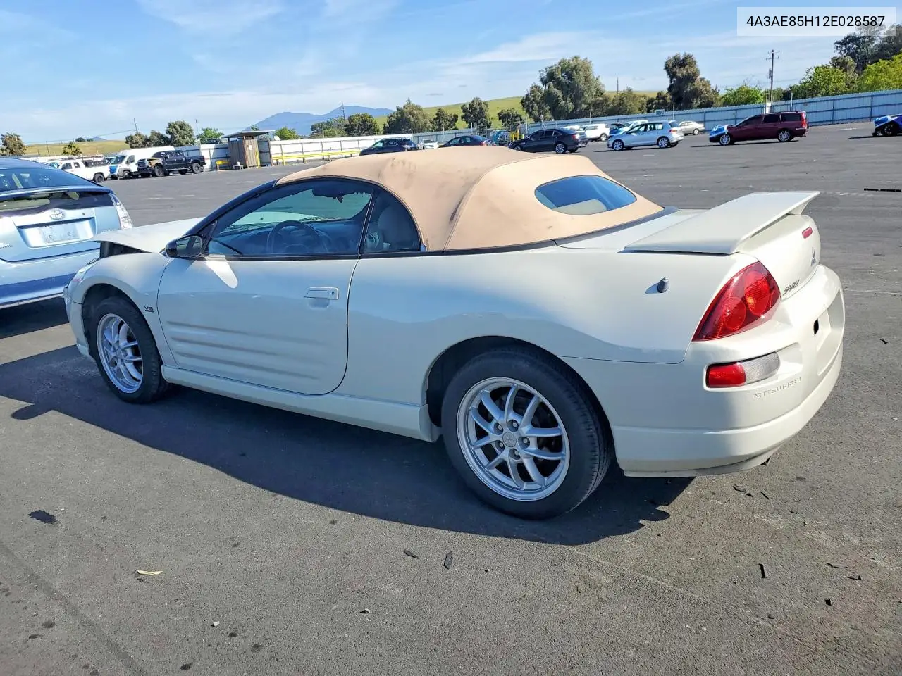 2002 Mitsubishi Eclipse Spyder Gt VIN: 4A3AE85H12E028587 Lot: 50222936