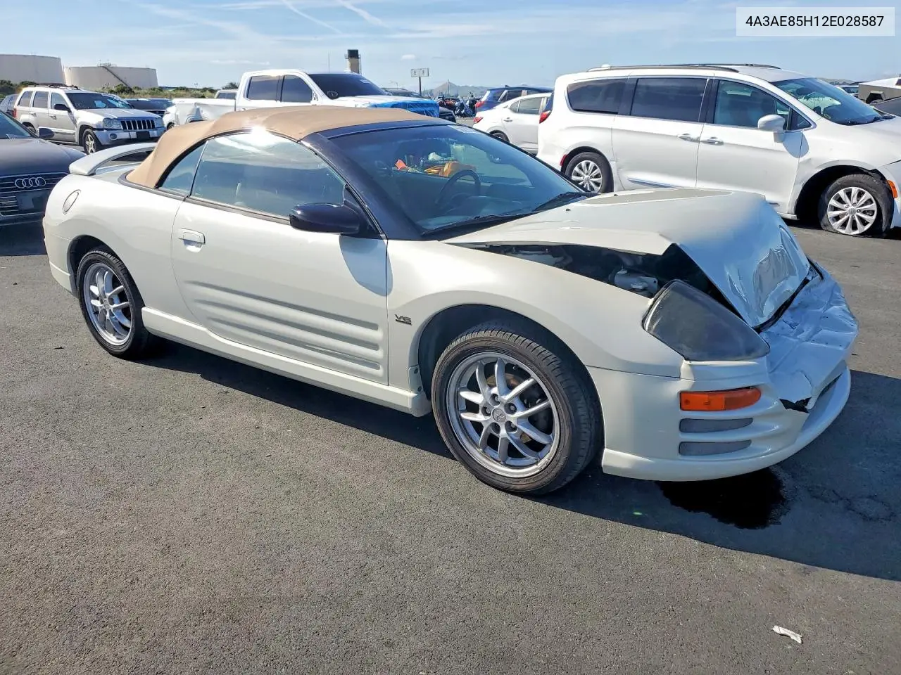 2002 Mitsubishi Eclipse Spyder Gt VIN: 4A3AE85H12E028587 Lot: 50222936