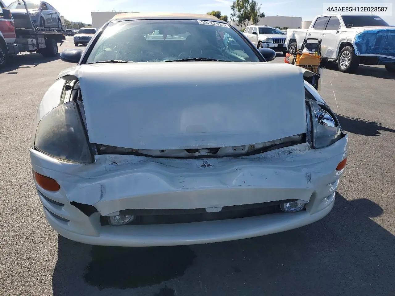 2002 Mitsubishi Eclipse Spyder Gt VIN: 4A3AE85H12E028587 Lot: 50222936