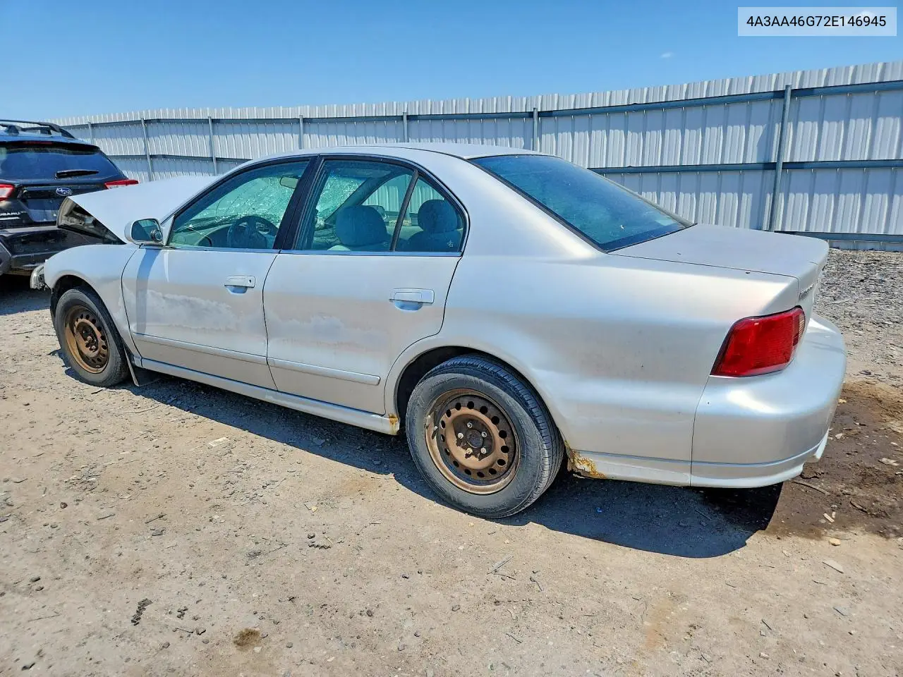 2002 Mitsubishi Galant Es VIN: 4A3AA46G72E146945 Lot: 53631626