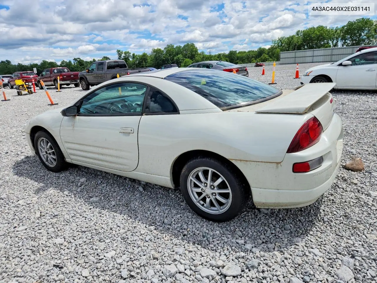 2002 Mitsubishi Eclipse Gs VIN: 4A3AC44GX2E031141 Lot: 56057246