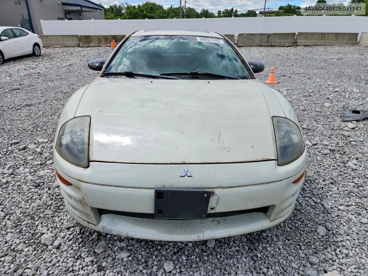 2002 Mitsubishi Eclipse Gs VIN: 4A3AC44GX2E031141 Lot: 56057246