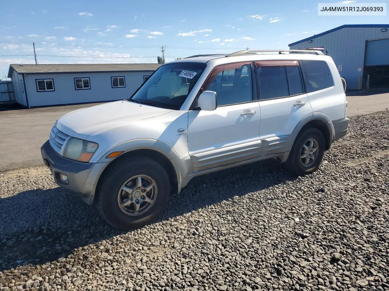 2002 Mitsubishi Montero Limited VIN: JA4MW51R12J069393 Lot: 57468966