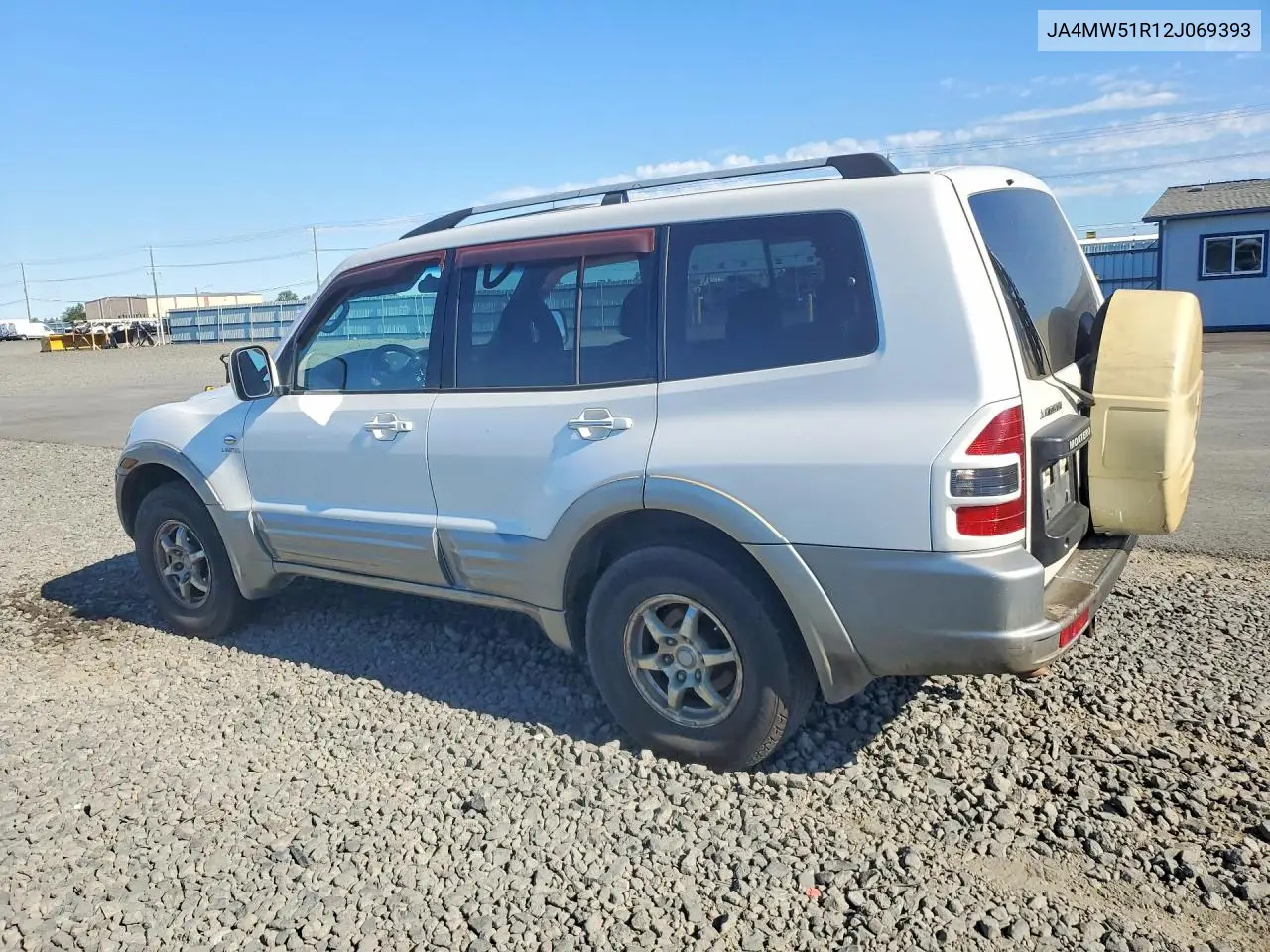 2002 Mitsubishi Montero Limited VIN: JA4MW51R12J069393 Lot: 57468966