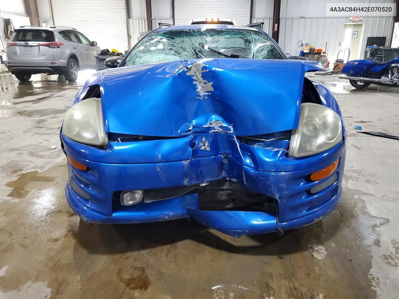 2002 Mitsubishi Eclipse Gt VIN: 4A3AC84H42E070520 Lot: 58574436