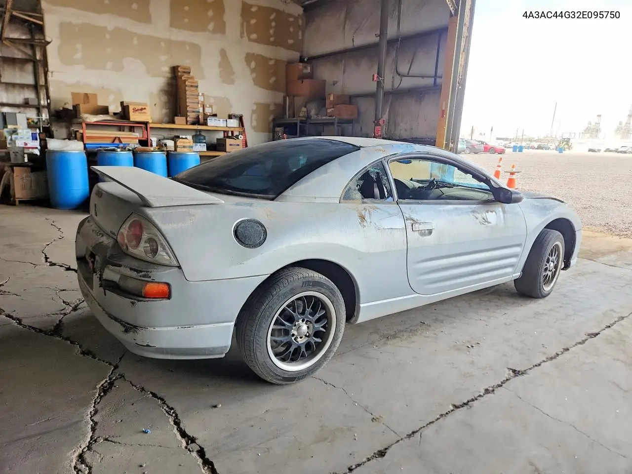 2002 Mitsubishi Eclipse Gs VIN: 4A3AC44G32E095750 Lot: 58744856