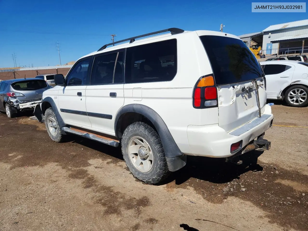 2003 Mitsubishi Montero Sport Es VIN: JA4MT21H93J032981 Lot: 52753186