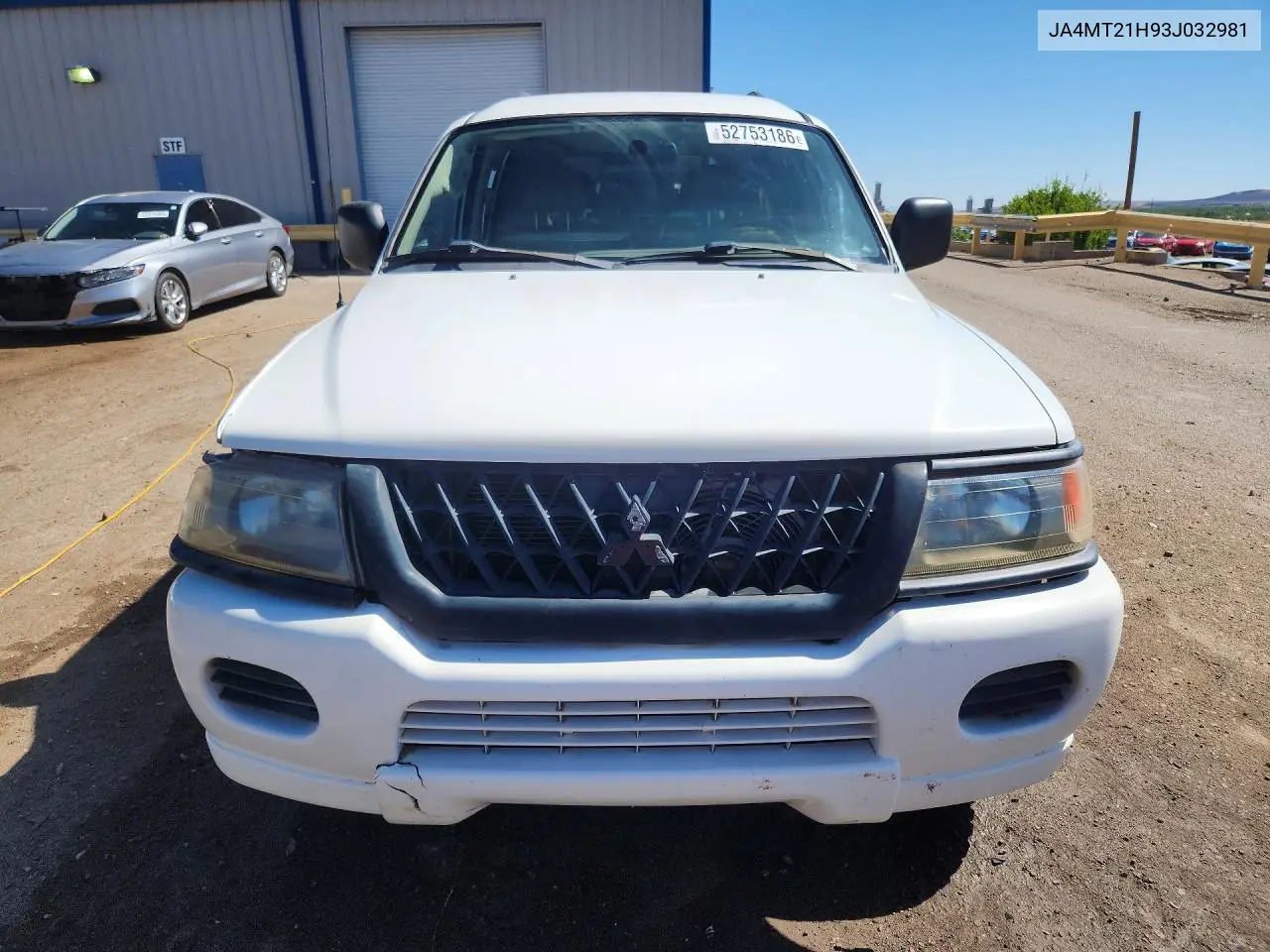 2003 Mitsubishi Montero Sport Es VIN: JA4MT21H93J032981 Lot: 52753186