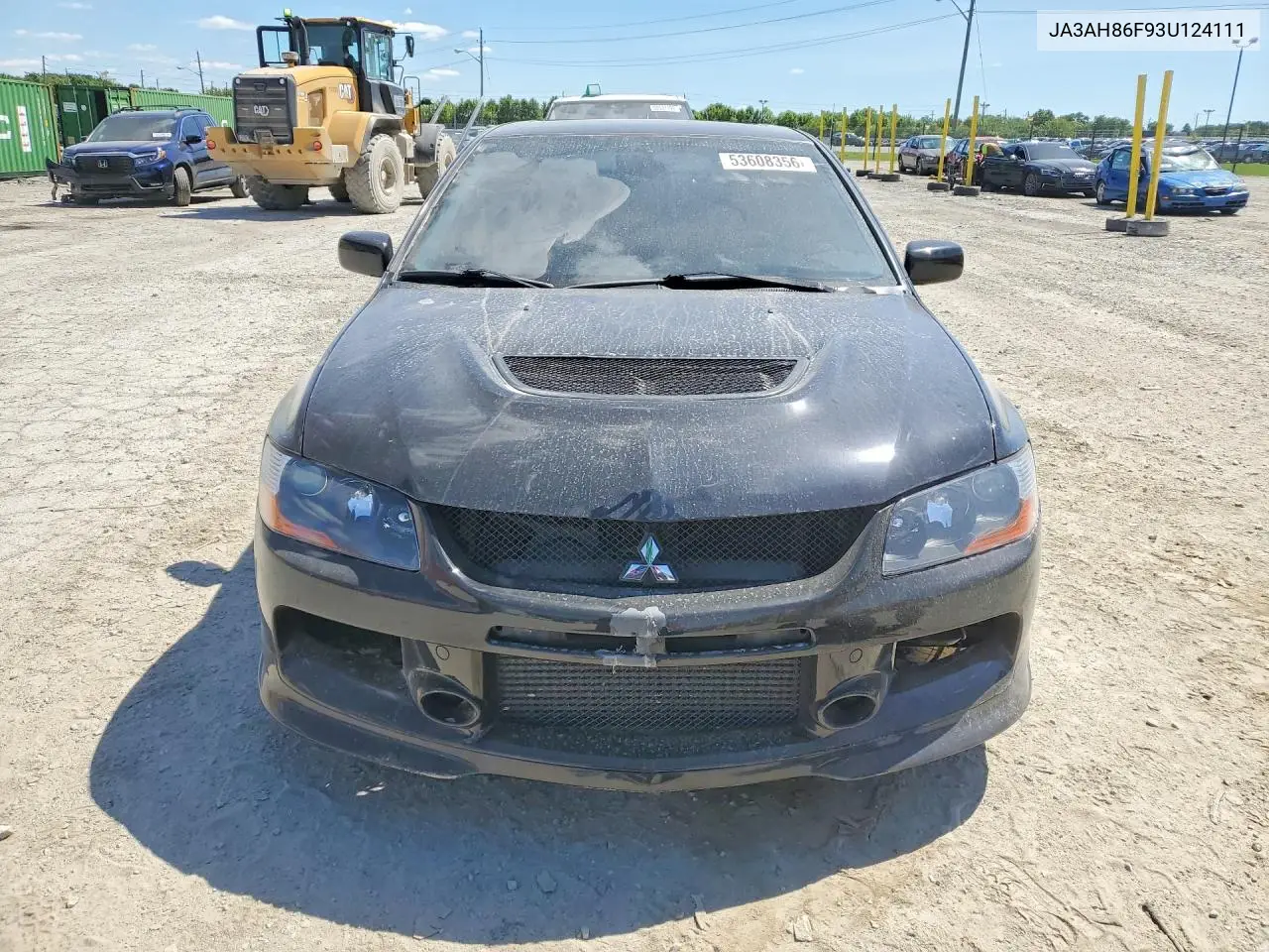 2003 Mitsubishi Lancer Evolution VIN: JA3AH86F93U124111 Lot: 53608356