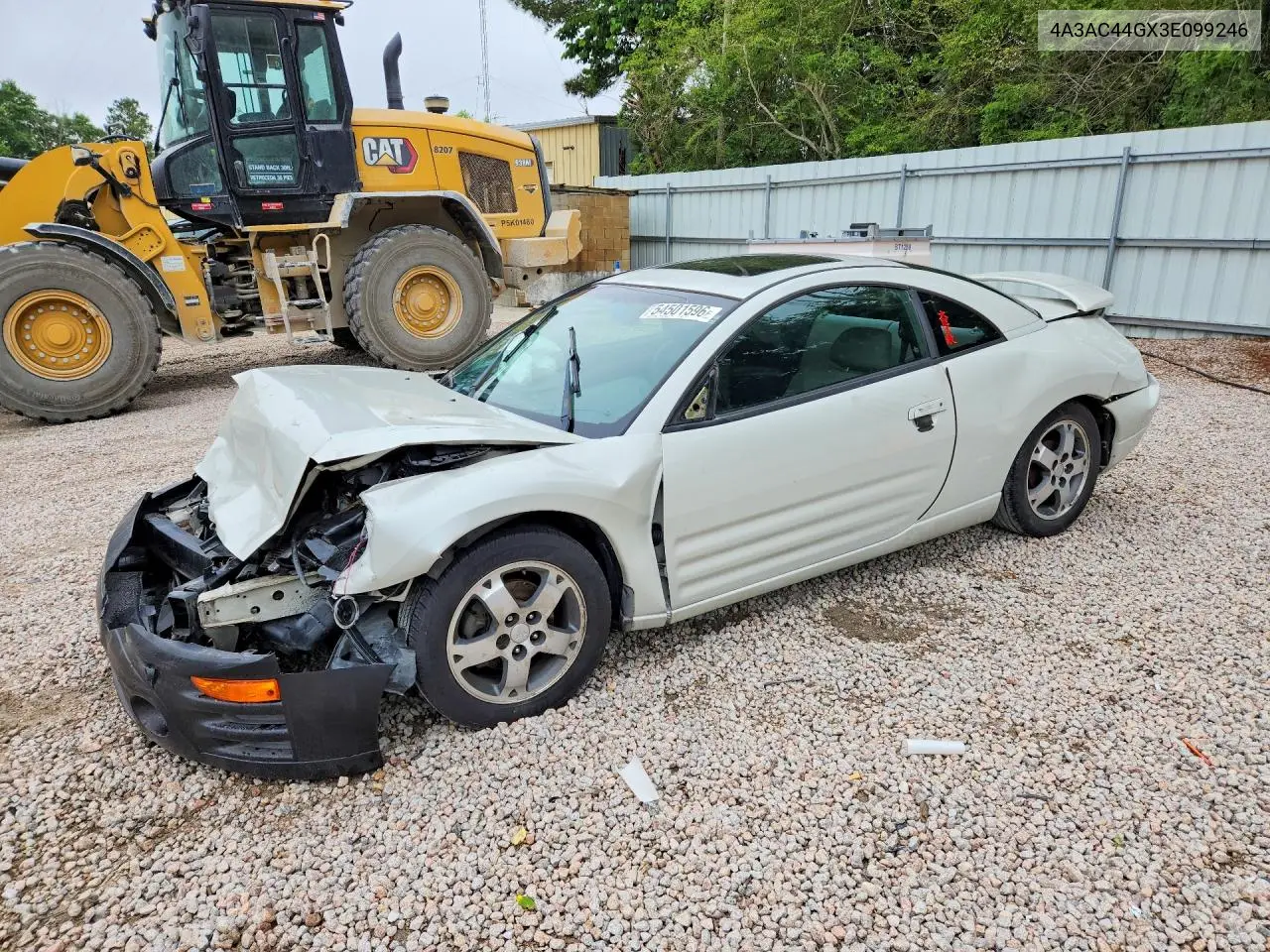 2003 Mitsubishi Eclipse Gs VIN: 4A3AC44GX3E099246 Lot: 54501596