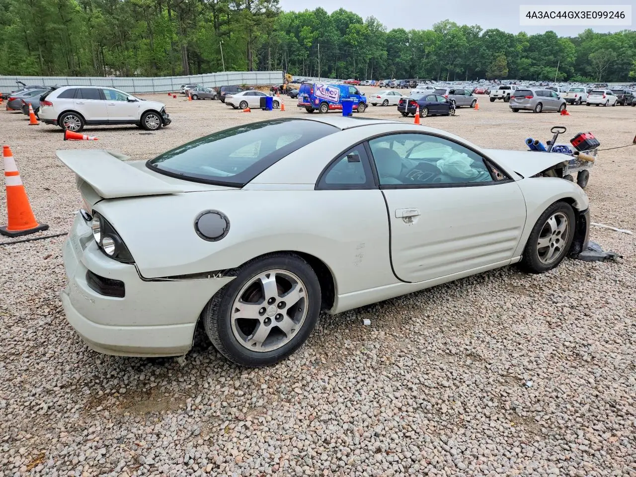 2003 Mitsubishi Eclipse Gs VIN: 4A3AC44GX3E099246 Lot: 54501596