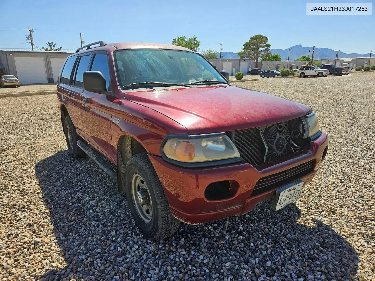 2003 Mitsubishi Montero Sport Es VIN: JA4LS21H23J017253 Lot: 55464256