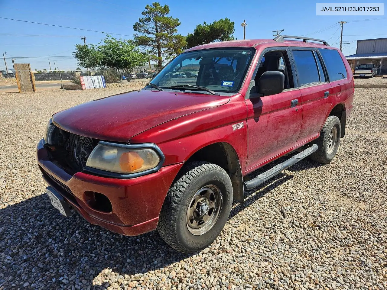 2003 Mitsubishi Montero Sport Es VIN: JA4LS21H23J017253 Lot: 55464256